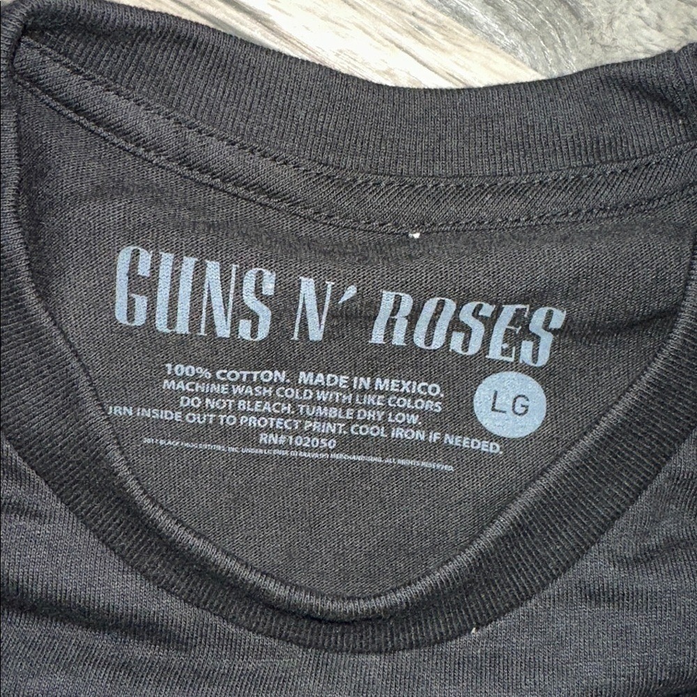 Guns N' Roses Black Appetite for destruction Graphic T-Shirt size large - Picture 3 of 4